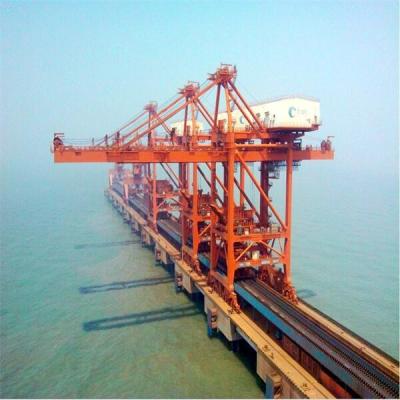 Tipo sistema da correia da manipulação de materiais da maioria do descarregador do navio da garra no terminal do porto marítimo