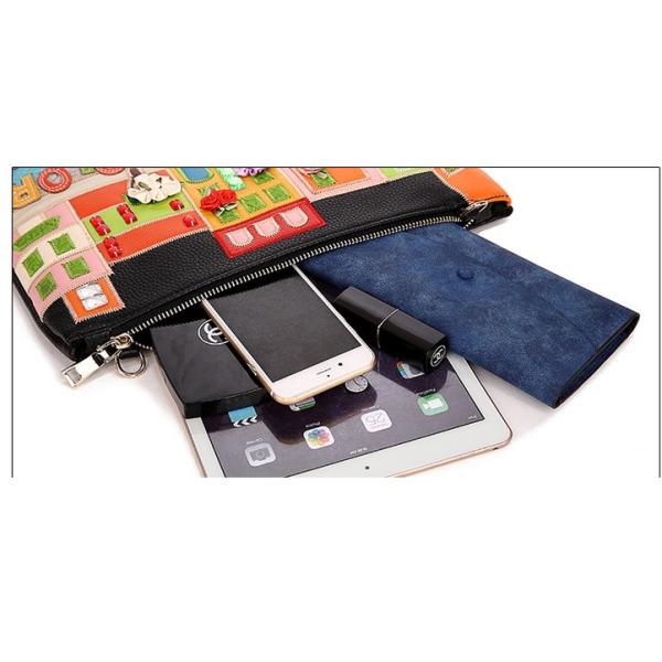 New women's European and American fashion personality casual hand diagonal package original manual rectangular cross-sec