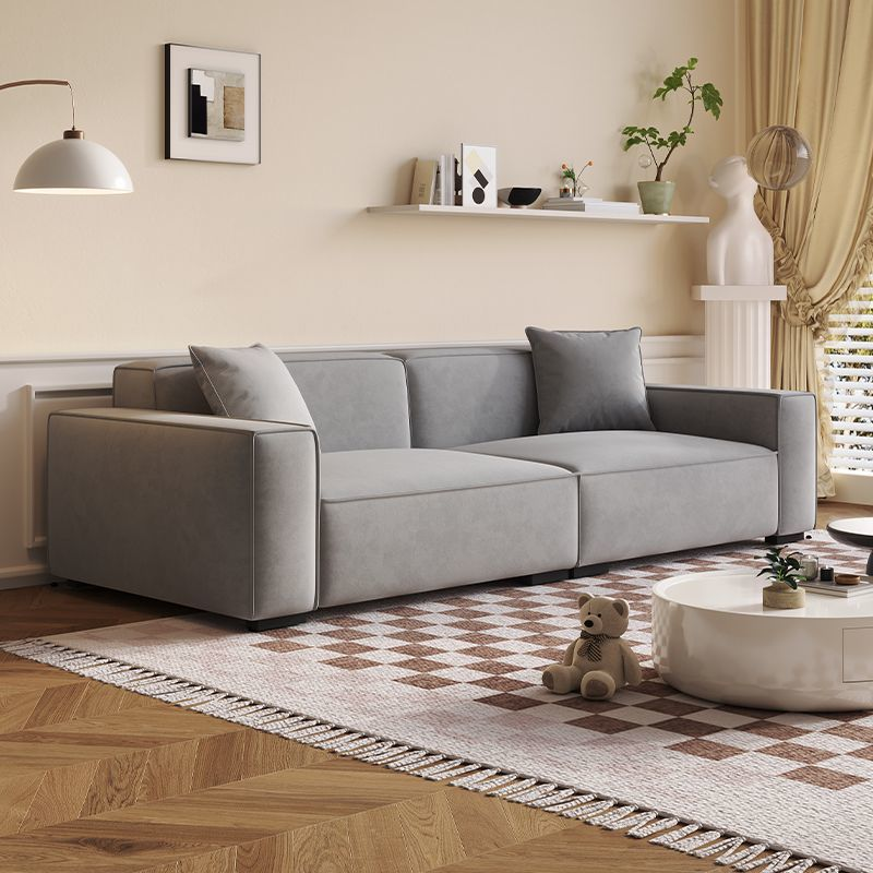 Custom Modern Framed Square Modular Sectional Sofa Eco-Friendly Tufted Comfortable Durable Sponge Fabric Living Room School