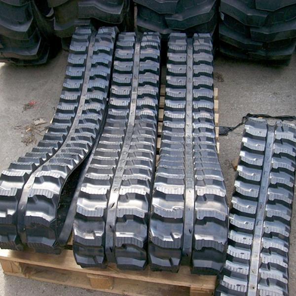 Black HB2023 150mm Wide Rubber Crawler Track for Mini Excavator Undercarriage Spare Parts