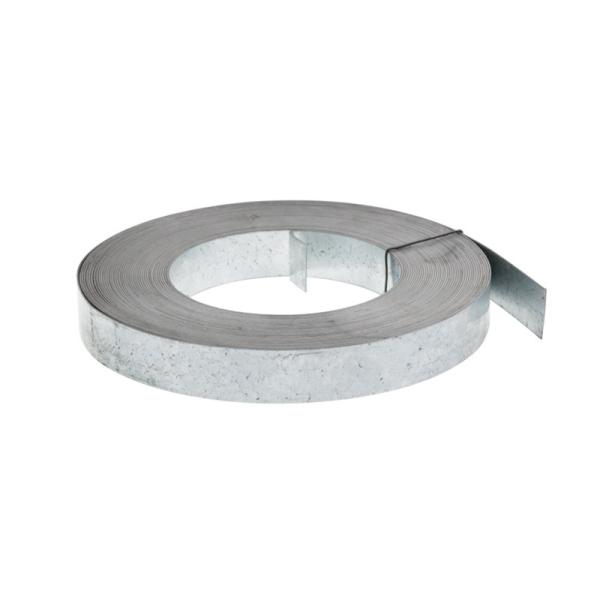 30mm Silver Galvanized Steel Anti corrosion Coiled Strap Works With A Drill To Speed Up Tensioning