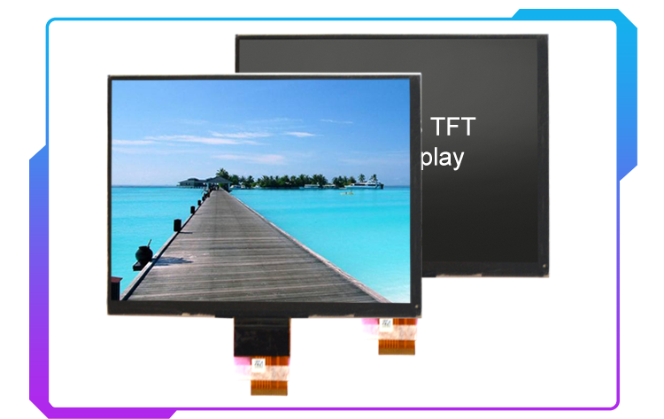 Custom 8 Inch LVDS IPS TFT LCD Module Touch Screen Display 1024x768