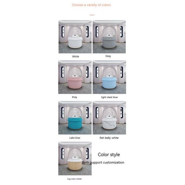 Meterial E1 MDF/MFC Melamine Board Cashier Desk for Beauty Salon and Baking Paint