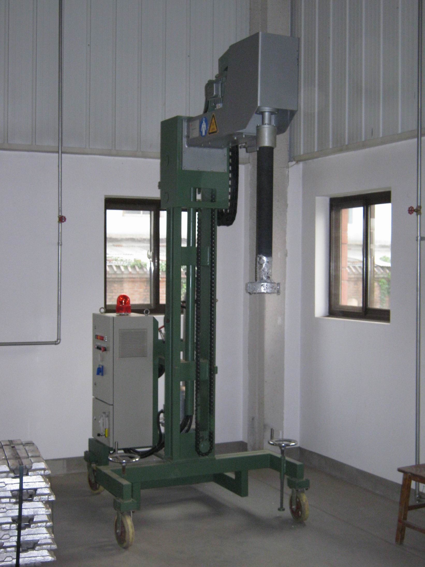Процесс рафинировки блока 1.1KW 600 Rpm роторный дегазируя алюминиевый