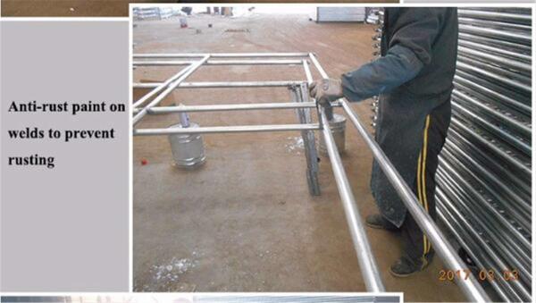 chain link temporary construction fence panels 6FT X 10F Mesh 2 3/8  x 2 3/8 ( 60mm x 60mm ) x 12 gauge wire