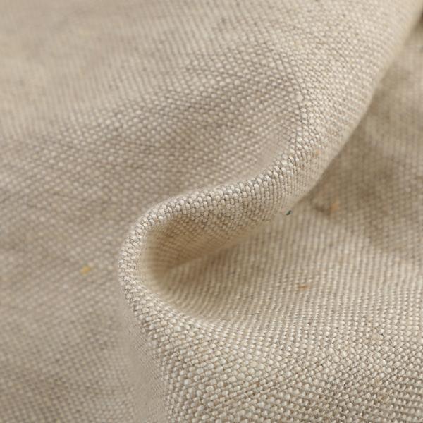 Factory's Top Selling 100% Linen Woven Fabric Heavyweight Pure Color Thick Comfortable Organic Material for Girls' Dresses Plain