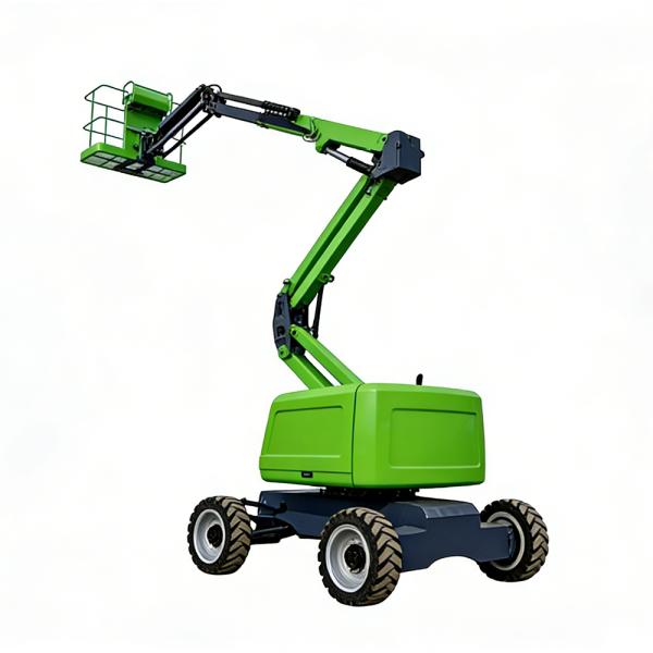 14m 16m 18m Diesel Articulating Zoom Boom Lift Platform 230kg For Bridge Maintenance