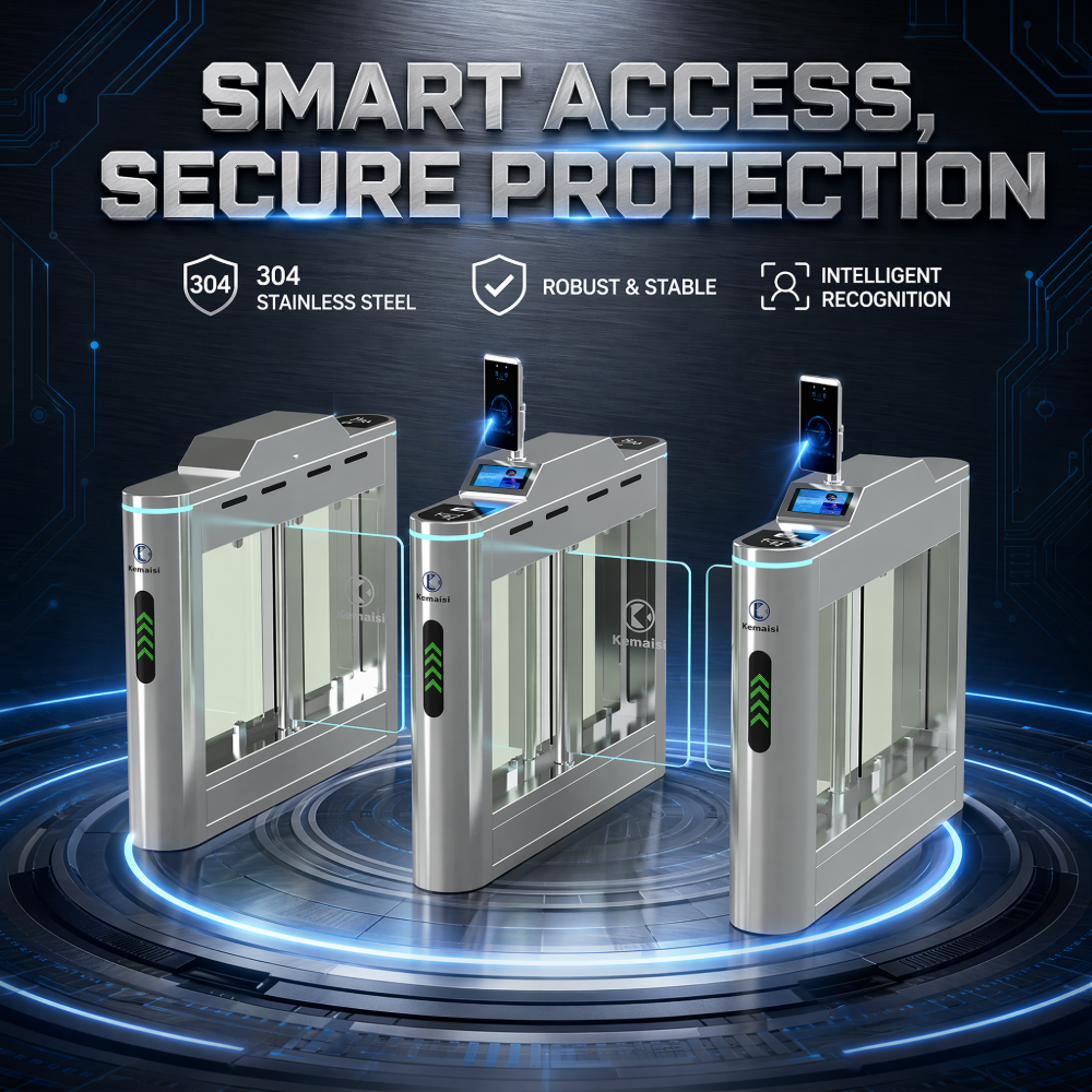 Office Building Entrance Access Control Turnstile Swing Gate Turnstile