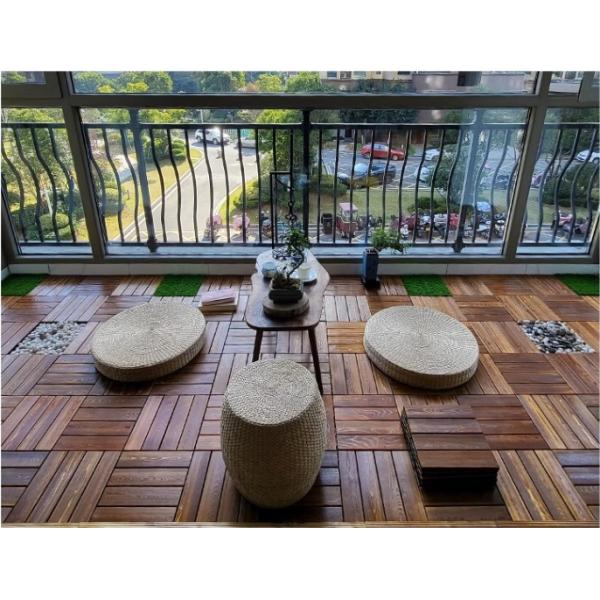 Hot Weather Resistant Decking Tiles Contemporary Design Style with Anti UV Protection