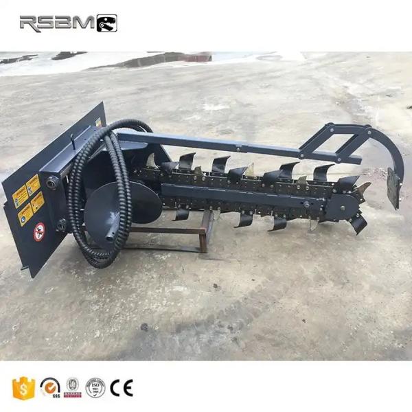 36 48 Skid Steer Attachments Trencher 5200 kg for Construction works