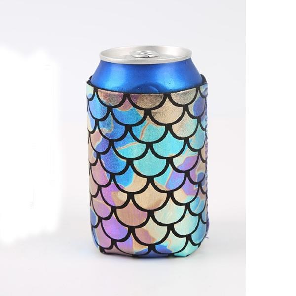 Neoprene Beer Bottle Cooler Bag , Customized Logo Printed Beer Bottle Covers