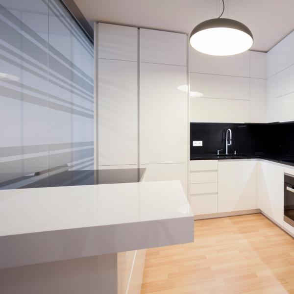 Acrylic Complete Gloss Kitchen Modular Cabinets Set Luxury White Modern Storage