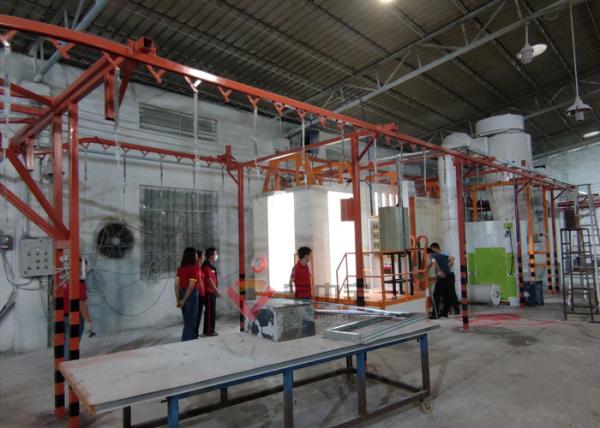 Equipamento industrial automatizado do revestimento do pó da cabine da pintura do pó do sistema de revestimento do pó