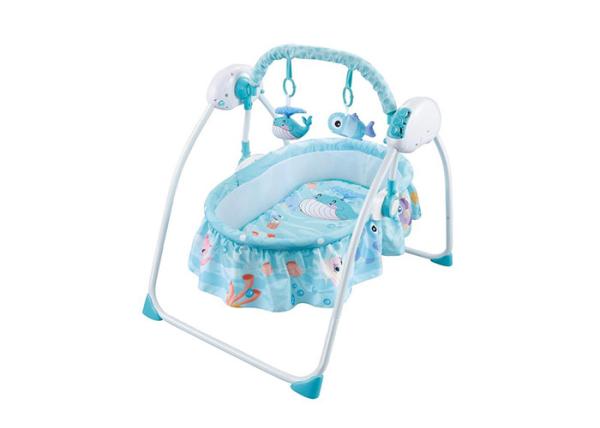W / Music 3 Speed Swing Children's Play Toys / Remote Control Baby Cradle Bed