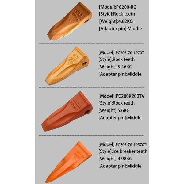 Землеустроительный экскаватор Кувшин зубной адаптер PC 200 Komatsu экскаватор запасные части