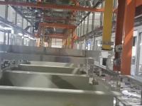 Línea automatizada de anodizado para marcos de paneles solares con alta capacidad
