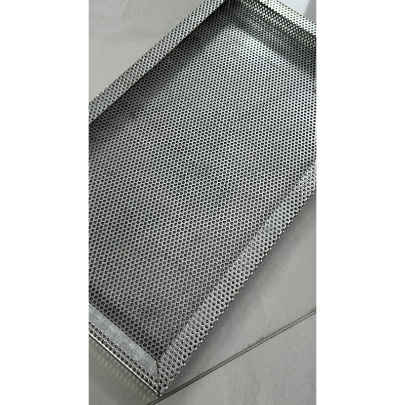Bent Perforated Metal Plate with Custom Bending Angle