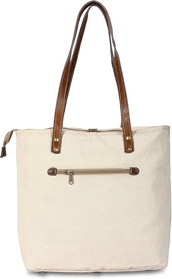 Upcycled Large Canvas shoulder Bag for women canvas tote boho handbag