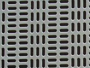 Galvanized Steel Slotted Hole Perforated Metal Cladding Panels Corrosion Resistant
