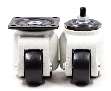 92MM leveling plate casters 1000kg for Display Manufacturing Equipment
