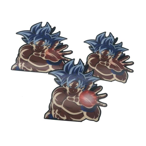 Оптовая Дизайн Dragon Ball водонепроницаемая 3D аниме наклейки меняющие флипсы наклейки линзовые автомобильные наклейки аниме