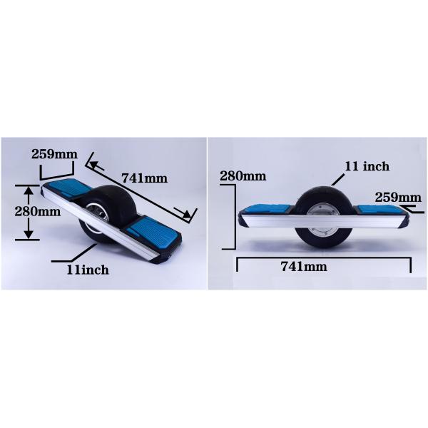 колесо скейтборда 60V 1500W электрическое приведенное в действие одиночное с дороги