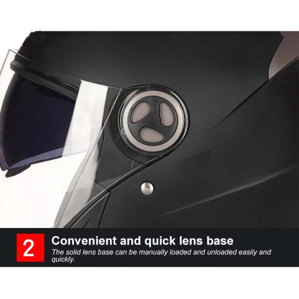 Breathable Function Anti-Collision Safety Protection Open Face Helmet for Motorcycle