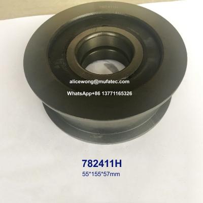 Rolamentos de carga pesada com flange de 55x155x57 mm para reparação e manutenção de mastros de garfos 782411H
