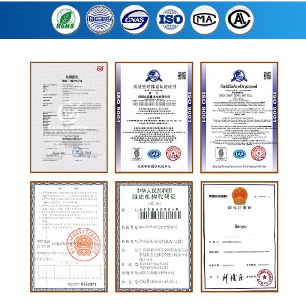Genyu 160*32 Dot Matrix LCD Screen with ST7525 Driver IC and FSTN Positive Display for Car Applications