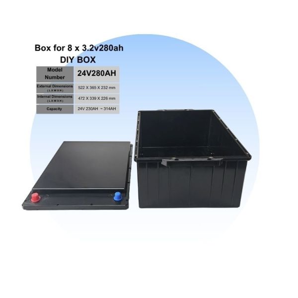 Water Proof Lifepo4 Battery Box 8S 24V 280ah 300ah 314ah 320ah 340ah For Lithium