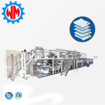 2025 New High Efficiency Nursing Pad Underpad Production Line with Packaging System