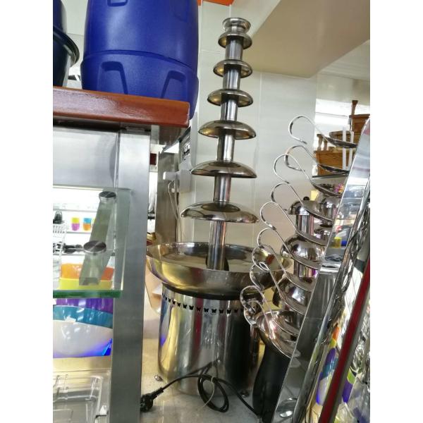 2-6 фонтан шоколада слоя электрический для материала нержавеющей стали 304 банкета