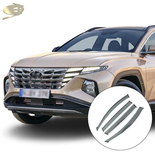 Rohs Smoke Auto Vent Shades For Tucson 2021 2020 Pmma Window Visor 2019