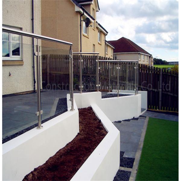 Balcony Stainless Steel Glass Railing Balustrade Design Terrace Glass Railing