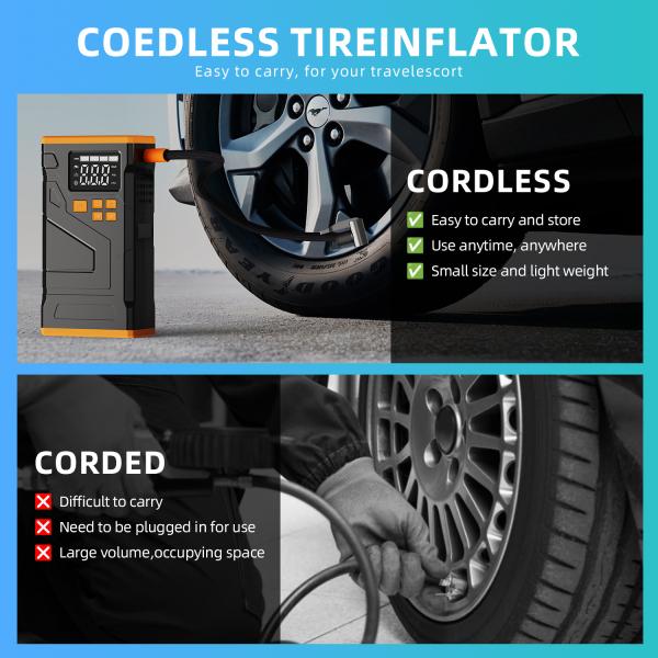 Inflador de neumáticos recargable Jumpstart 8000
