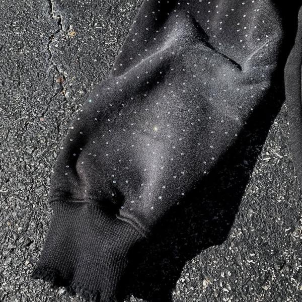 Silk Screen Printing French Terry Fleece Hoodie Streetwear Mens Hoodies Autumn Season