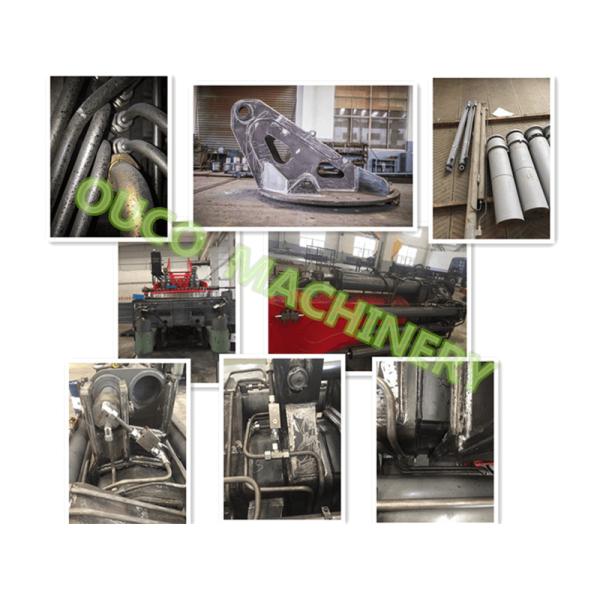 160T Truck Mounted Knuckle Boom Cranes Heavy Duty Not Limited Angle And Height