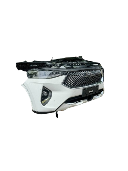 Front Nose Assembly Compatible with 2019-2024 Haval F7, Including Front Bumper, Grille, Headlights, Radiator, Hood and Front Fenders
