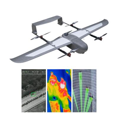 2KG Payload VTOL UAV 90 Minute Flight Time For Power Inspection