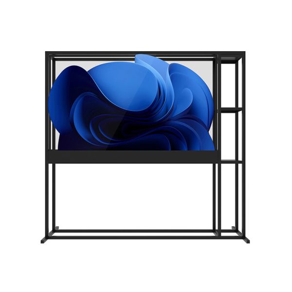 77 Inch Seamless Matrix Splicing Transparent OLED Display Unit for Large-Scale Video Wall and Exhibition Showcase