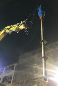 14 Inch Galvanized Steel Pipe Underpinning Helical Piling