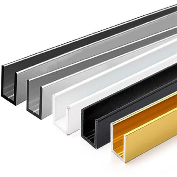 U Shaped Standard Aluminium Extrusion Profiles