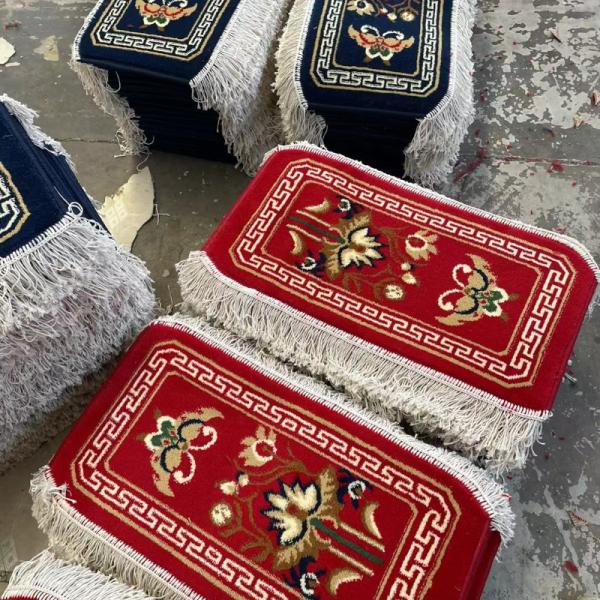 80% Wool 20% Nylon Machine Woven Carpet for Mosque Prayer Customized Patterns 4*25 Roll