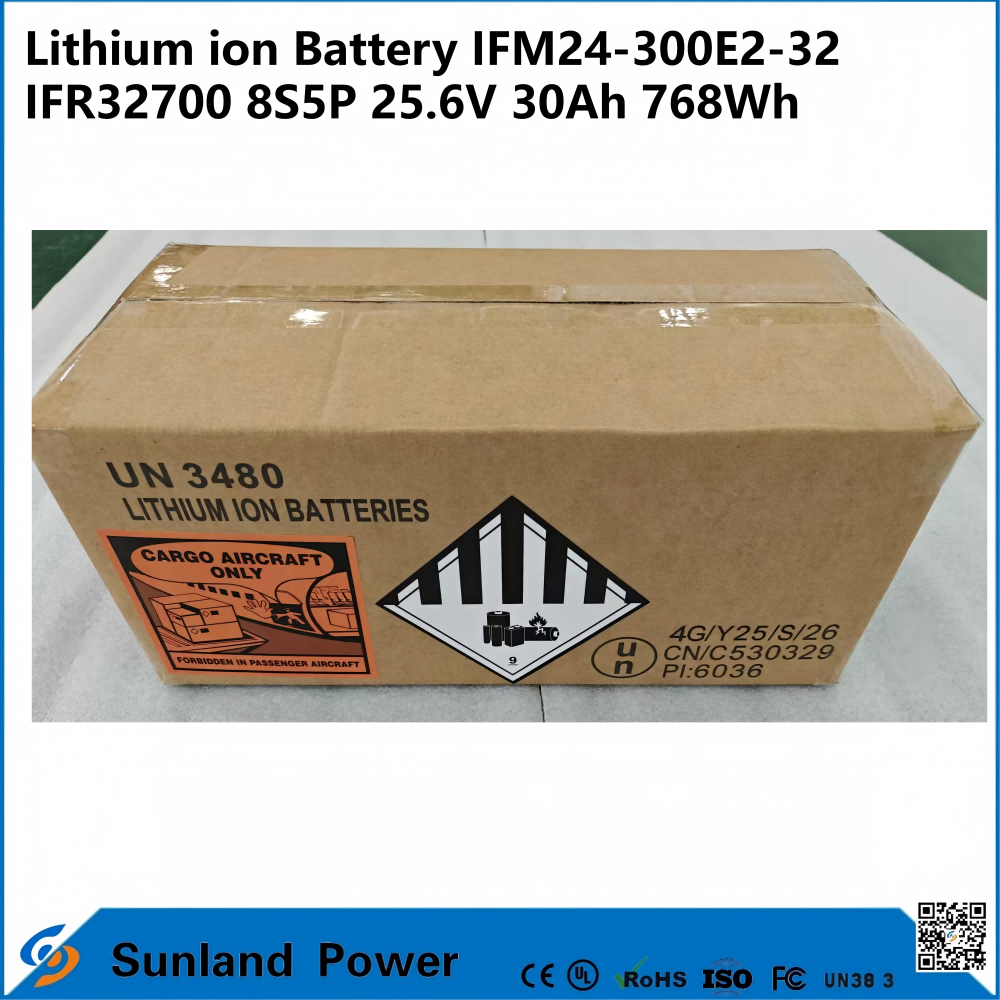 IFM Pro 25.6V 30Ah Industrial Battery – Powered by IFR32700 Cells, 8S5P, 768Wh. Built for AGVs, Robots & Solar Storage.