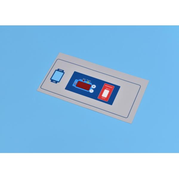 Flexible Custom Graphic Overlay High Lifespan For Temperature Control Panel