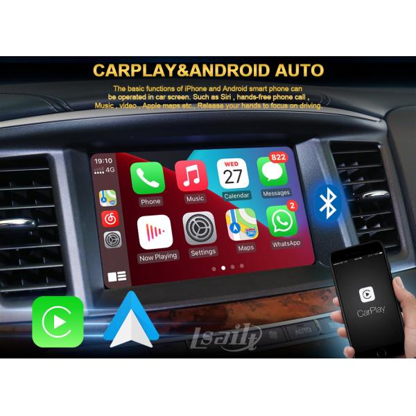 Аудио интерфейс с CarPlay, автомобиль автомобиля андроида 4GB PX6 Nissan Pathfinder андроида, NetFlix для Armada