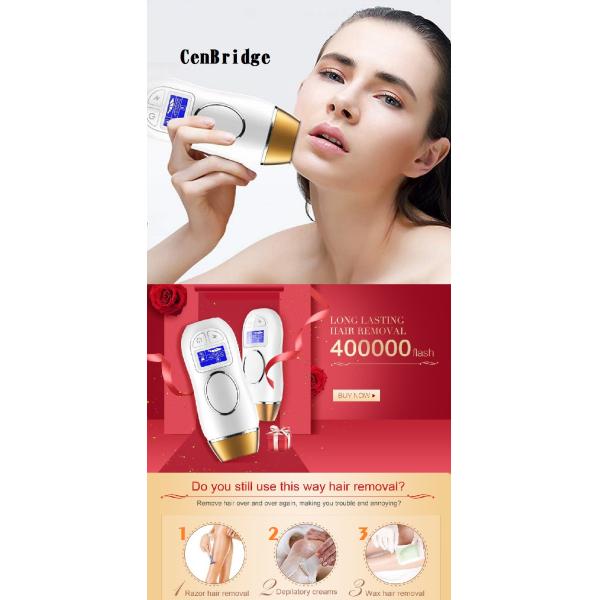 400000 Flashes 1200m Home Use IPL Laser Hair Removal