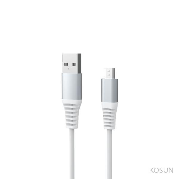 480Mbps 2M USB A To 2.4 Amp Micro 2.0 Fabric USB Cable
