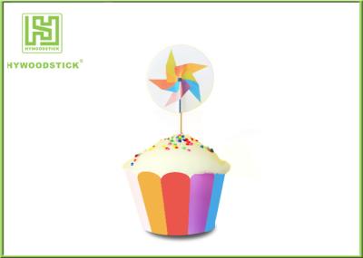 Colorful Cake Decoration Toppers With Lovely Paper Retirement Cupcake Picks