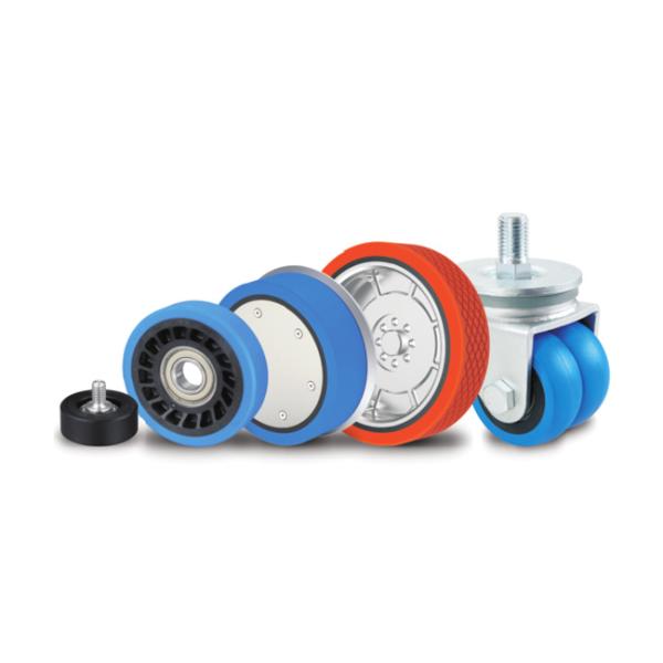 Luggage wheels replacement trolley case pulley wheel mute universal accessories suitcase wheels caster for luggage